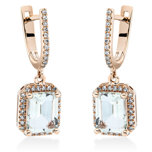 Ohrschmuck Farbstein Fashion
