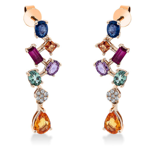 Ohrschmuck Farbstein Classic