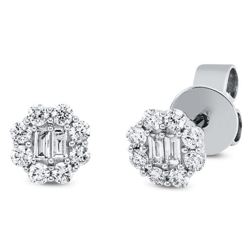 Ohrstecker Baguette Illusion