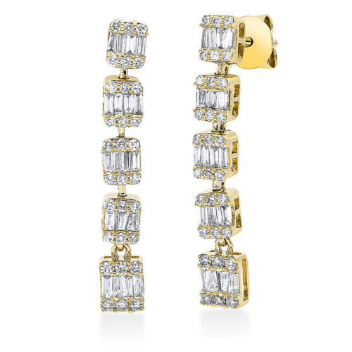 Ohrschmuck Baguette
