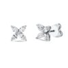 Material: weissgold – Ohrstecker Modern Woman