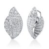 Material: weissgold – Creolen Pavé