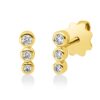 Material: gelbgold – Ohrstecker Modern Woman