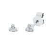 Material: weissgold – Ohrstecker Modern Woman