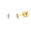 Material: gelbgold – Ohrstecker Modern Woman