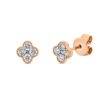 Material: rotgold – Ohrstecker Modern Woman