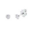Material: weissgold – Ohrstecker Solitaire