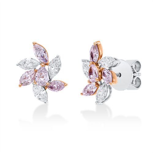 Ohrstecker Farbiger Diamant