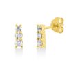 Material: gelbgold – Ohrstecker Modern Woman