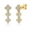 Material: gelbgold – Ohrstecker Pavé