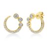 Material: gelbgold – Ohrstecker Modern Woman