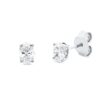 Material: weissgold – Ohrstecker Solitaire