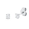 Material: weissgold – Ohrstecker Solitaire