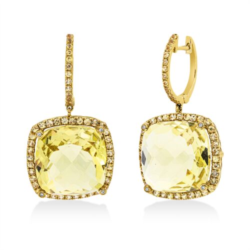 Ohrschmuck Farbstein Fashion