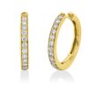 Material: gelbgold – Creolen Modern Woman