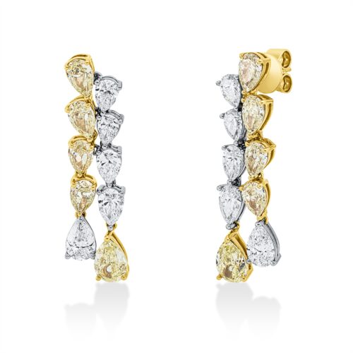 Ohrschmuck Farbiger Diamant