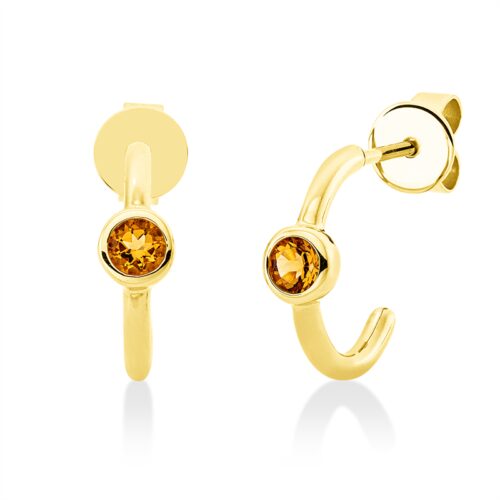 Ohrschmuck Farbstein Fashion