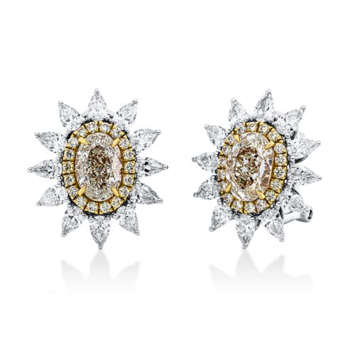 Ohrschmuck Farbiger Diamant