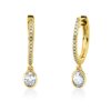 Material: gelbgold – Ohrschmuck Modern Woman