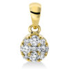 Material: gelbgold – Anhänger Illusion Classic