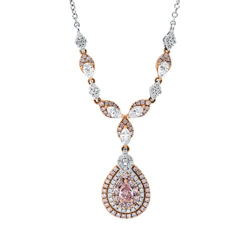 Collier Farbiger Diamant