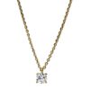 Material: gelbgold – Collier Solitaire