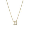 Material: gelbgold – Collier Buchstabe