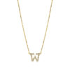 Material: gelbgold – Collier Buchstabe