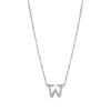 Material: weissgold – Collier Buchstabe
