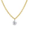 Material: gelbgold-weissgold – Collier Dancing Diamond