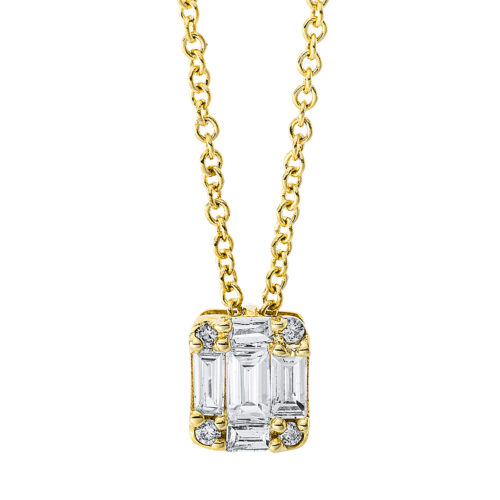 Collier Baguette Illusion