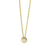 Material: gelbgold – Collier Solitaire