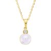 Material: gelbgold – Collier Perle