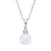 Material: weissgold – Collier Perle