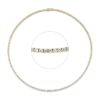 Material: gelbgold – Collier Tenniscollier