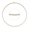 Material: gelbgold – Collier Tenniscollier