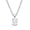 Material: weissgold – Collier Solitaire