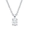 Material: weissgold – Collier Solitaire