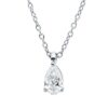 Material: weissgold – Collier Solitaire