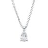 Material: weissgold – Collier Solitaire