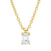 Material: gelbgold – Collier Solitaire