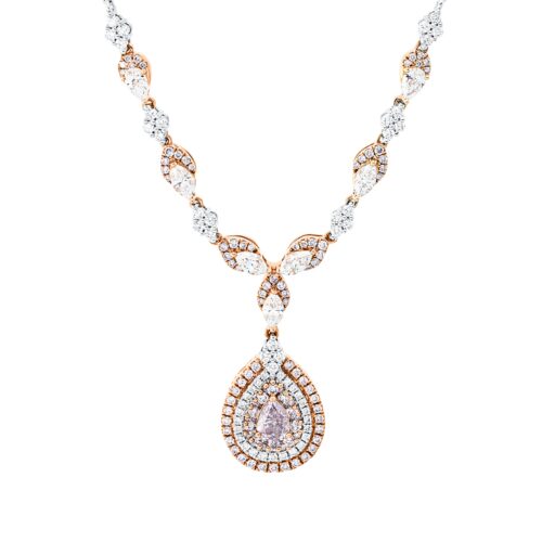 Collier Farbiger Diamant