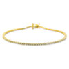 Material: gelbgold-weissgold – Armband Tennisarmband
