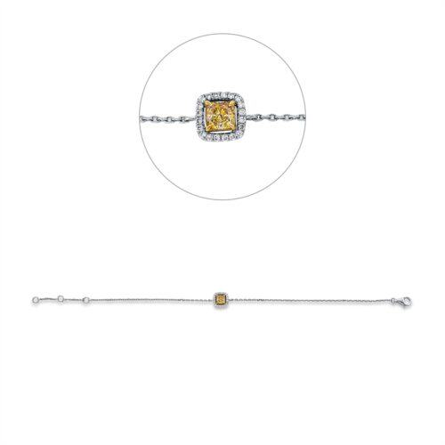 Armband Farbiger Diamant