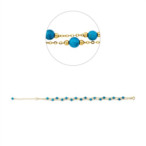 Armband Farbstein Fashion