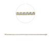 Material: gelbgold – Armband Tennisarmband