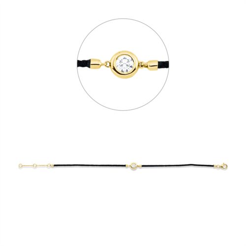 Armband Leder- & Stoffband