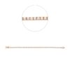 Material: rotgold – Armband Tennisarmband