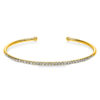 Material: gelbgold – Armreif Modern Woman