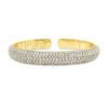 Material: gelbgold – Armreif Pavé